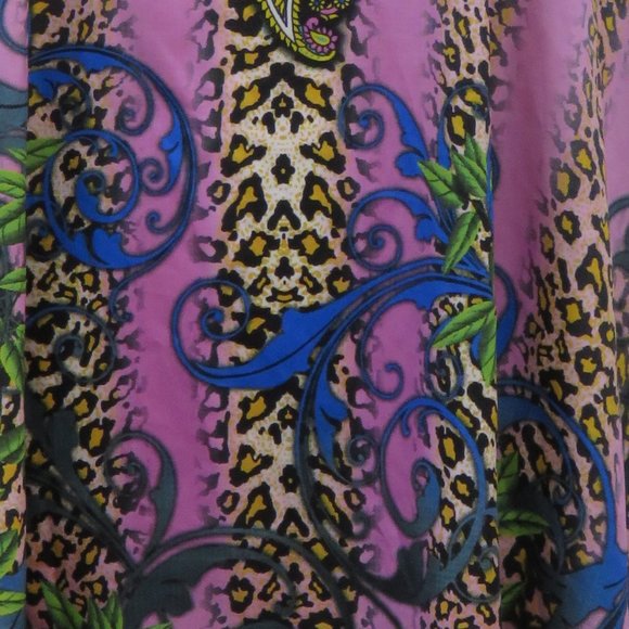 Gypsie Blu Animal Print Short Kaftan Summer Wear kimono sleeves beach wear - Picture 5 of 5